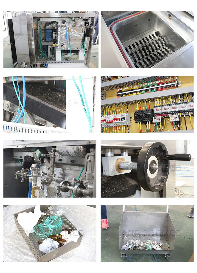 Mcds-80 High Pressure Medical Waste Electric Steam Sterilizer Autoclave with Shredding System