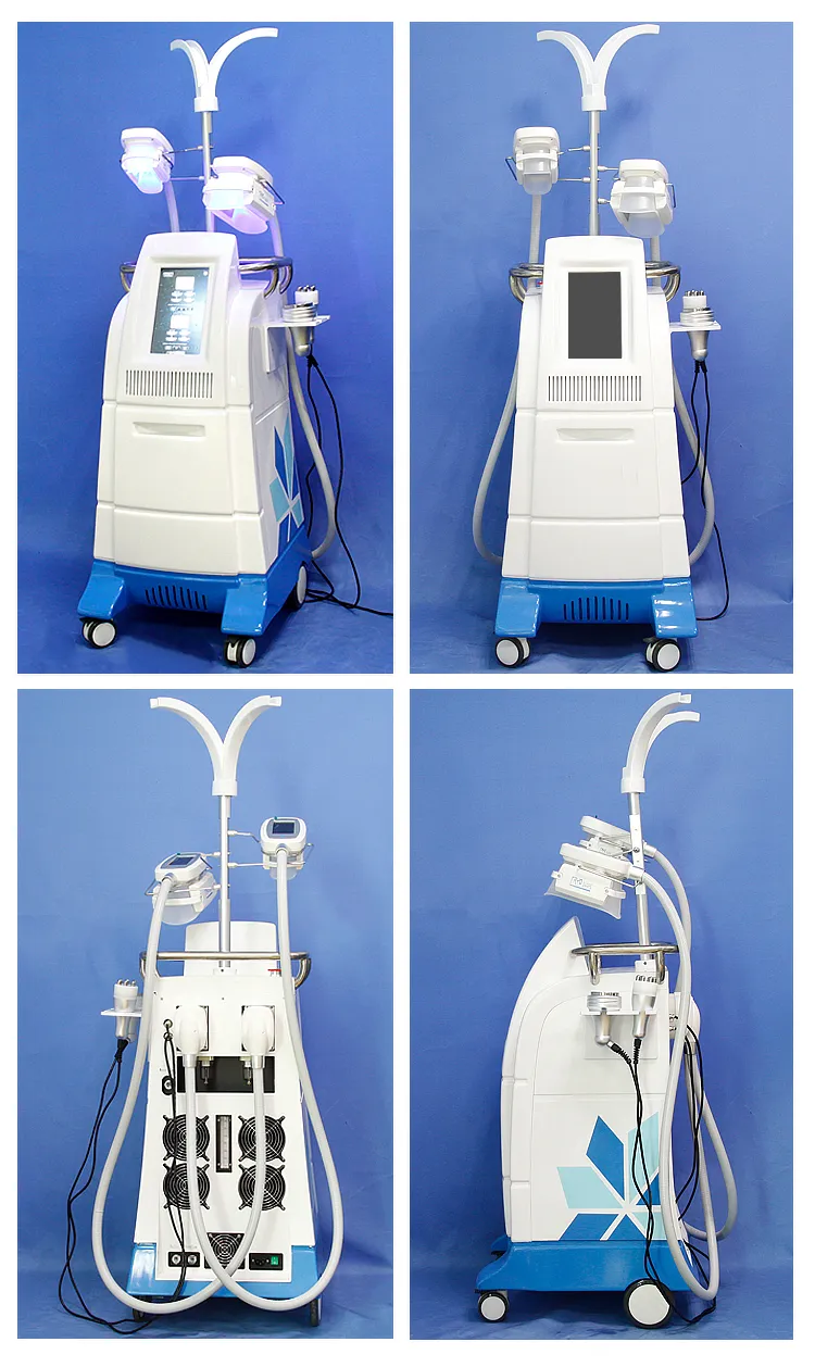 Medical CE Approved Cool Cryo Slimming Machine with 4 Cryo Handles Plus Cavitation and RF