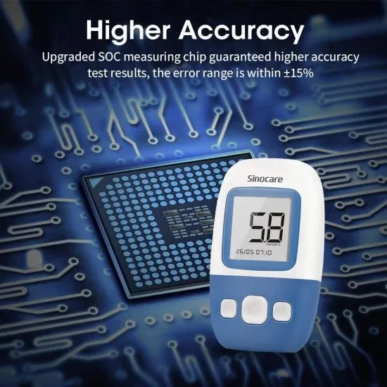 Medical Equipment Health Care Analyzer Monitoring Uric Acid Blood Sugar Glucose Meter