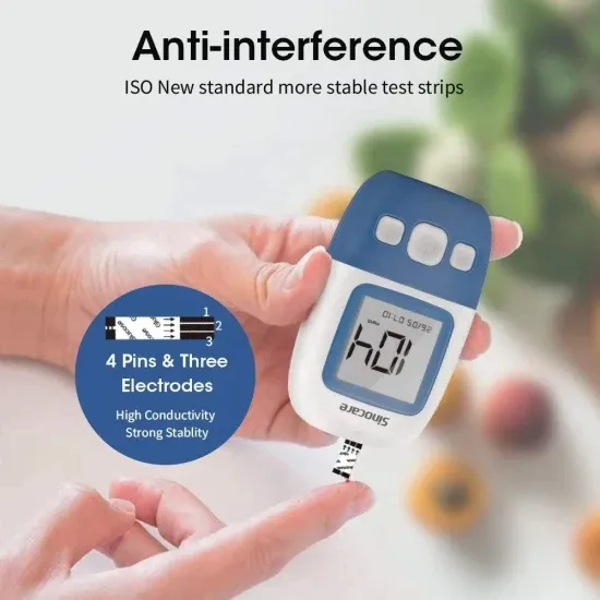 Medical Equipment Health Care Analyzer Monitoring Uric Acid Blood Sugar Glucose Meter