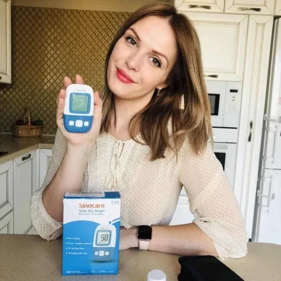 Medical Equipment Health Care Analyzer Monitoring Uric Acid Blood Sugar Glucose Meter