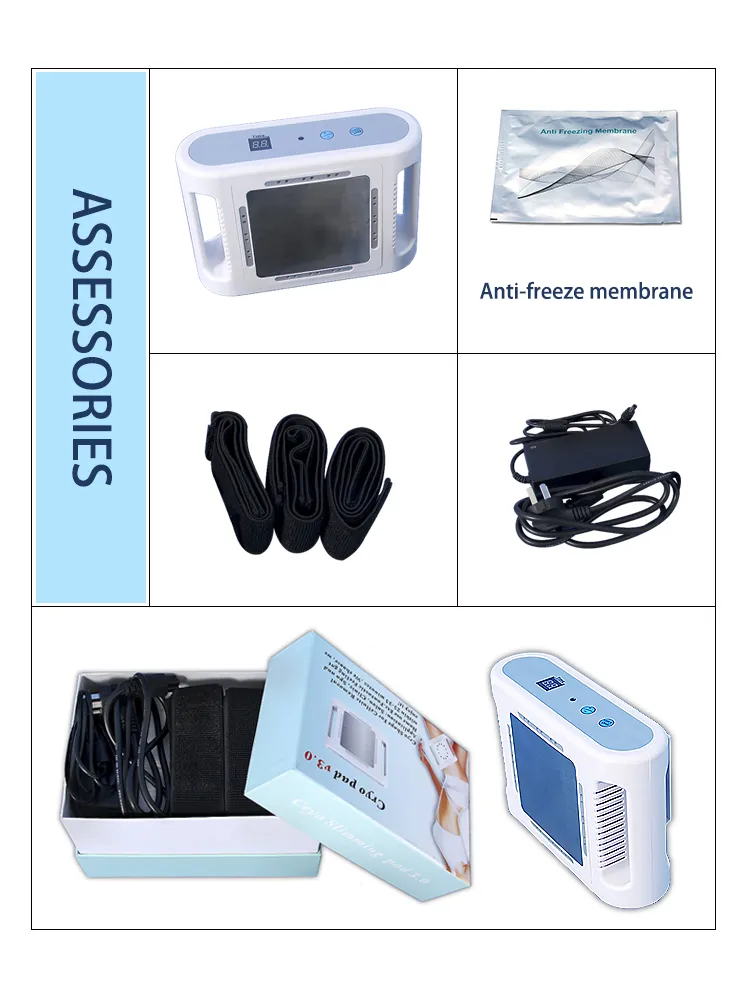 Mini Cryotherapy Vacuum Cryopad Fat Freezing Cryoslim Weight Reduction Body Shaper Fat Reduction Beauty Machine