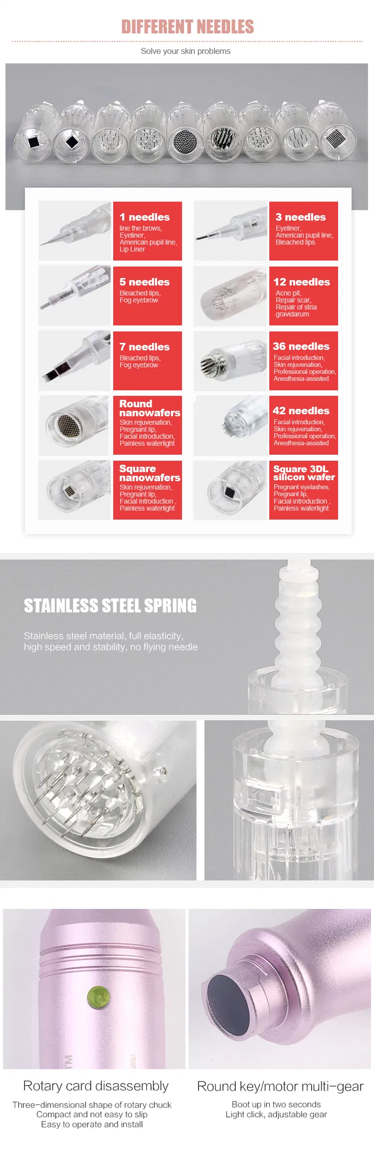 Most Popular Auto Mts Micro Needle Therapy System A6 Dr Pen for Cheecks Skin Rejuvenation Care