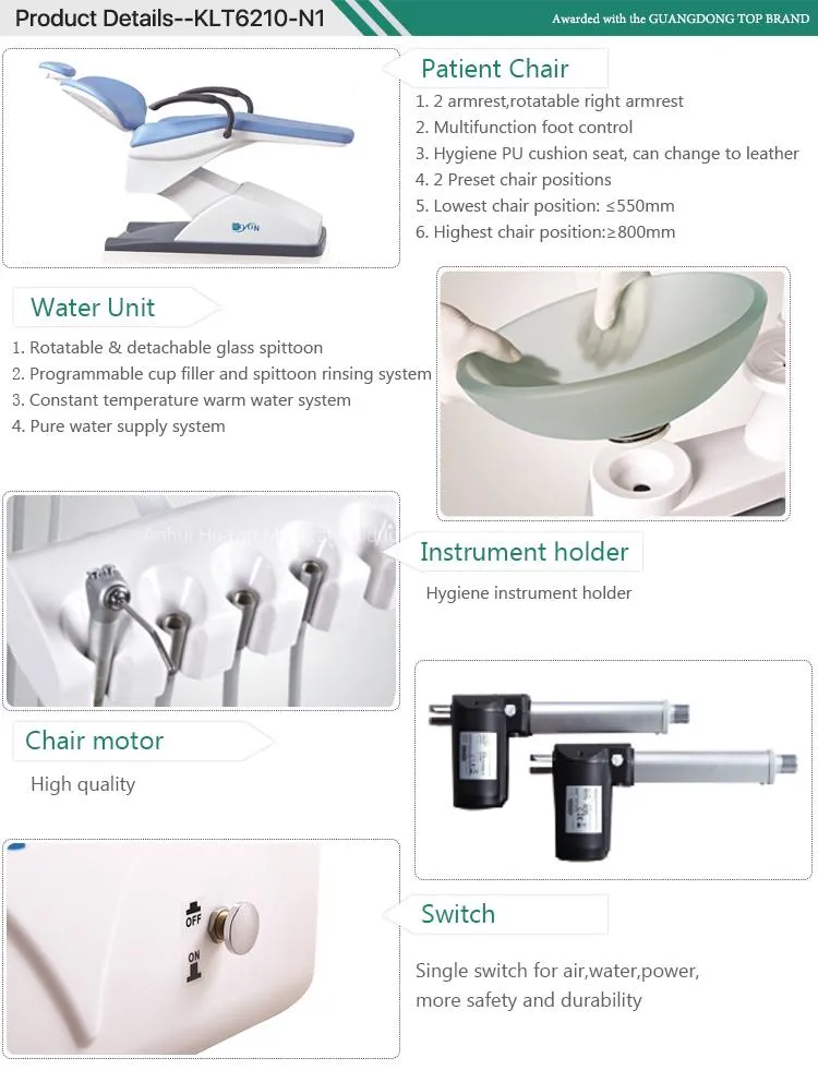 Motor Dental Chair Control Board with LED Sensor Light Price of Equipment Dental Unit Used for Sale