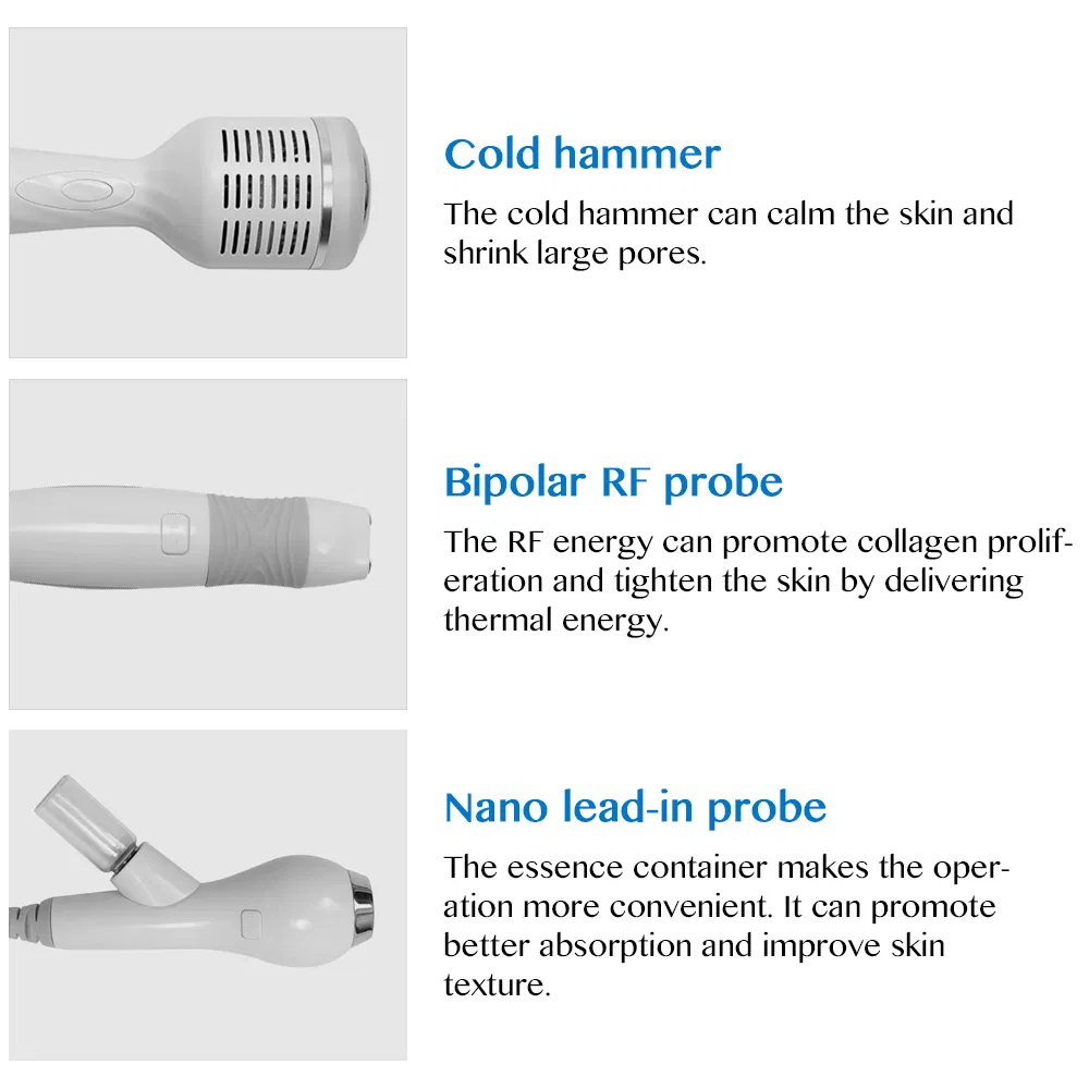 Multi-Functional Ultrasounic H2O2 Oxygen Facial Beauty Machine