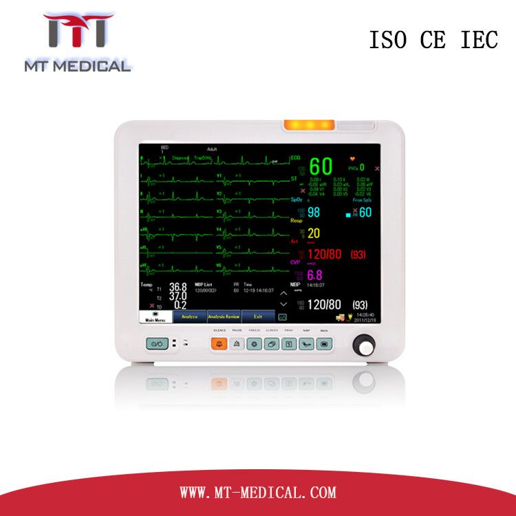 Multi- Language 12.1 Inch Color Hospital Emergency Patient Vital Signs Monitor