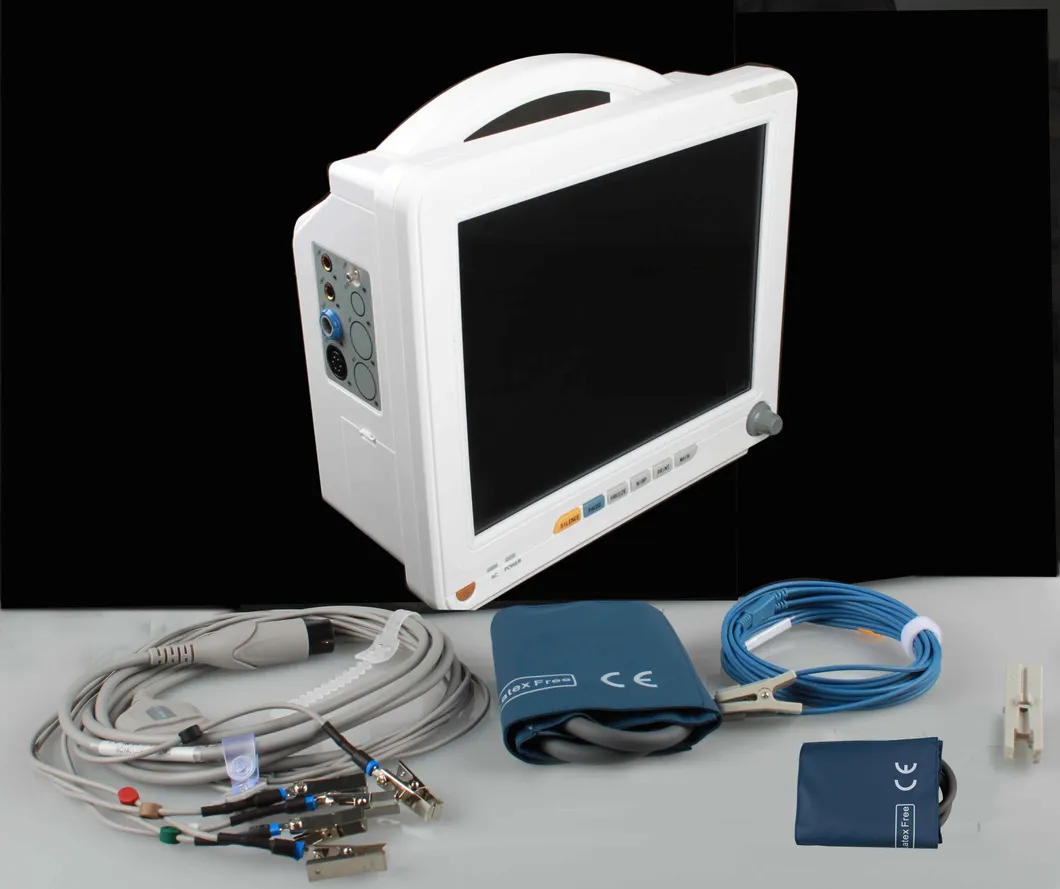 Multi-Language 12.1 Inch Color Hospital Emergency Patient Vital Signs Monitor