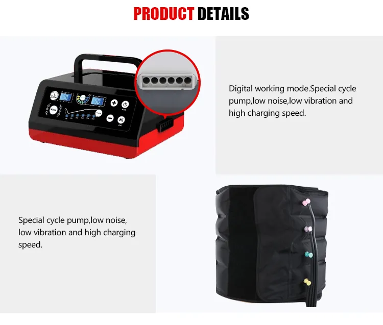 New Arrival 8 Chamber Air Compression Therapy System Leg Massager for Athletes