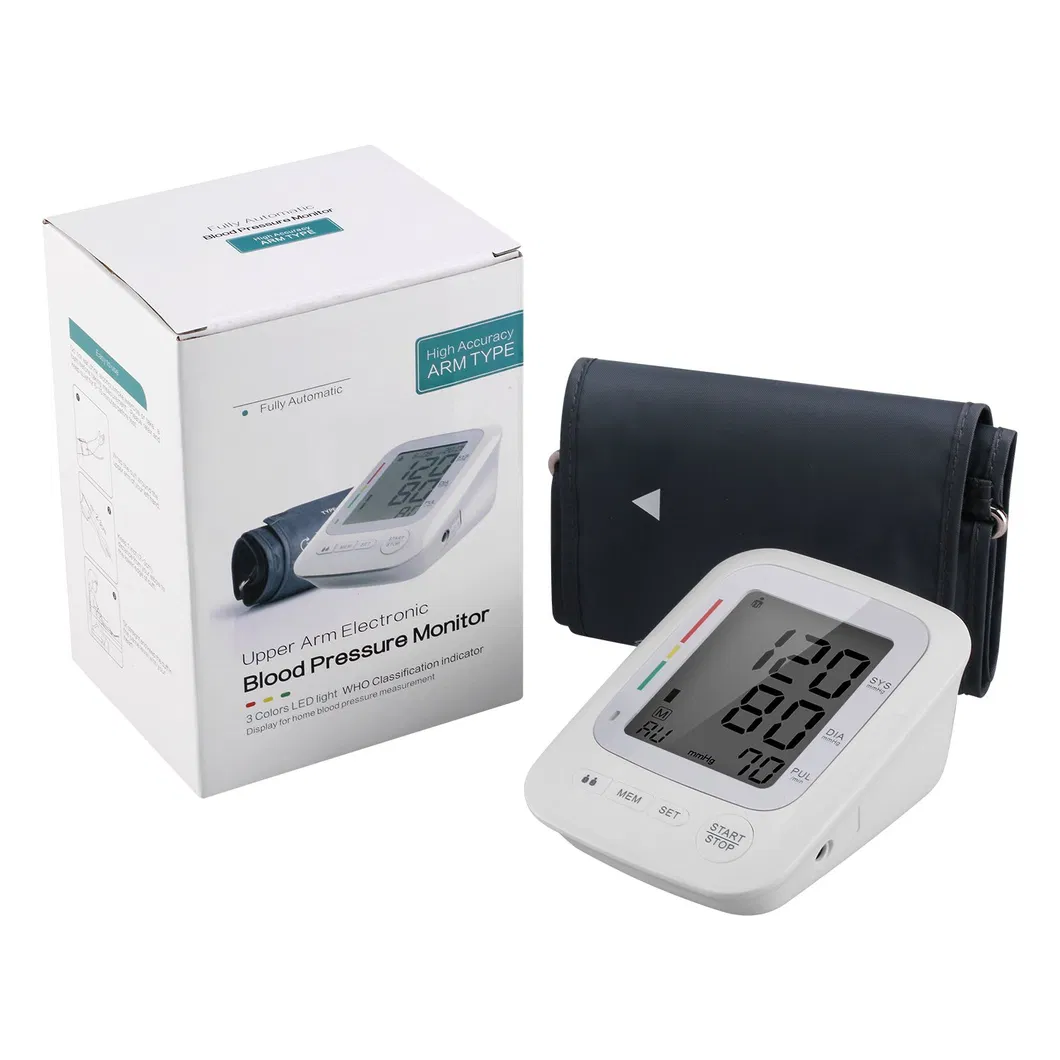 New Ce, ISO, FDA Certified Oscillometric Blood Pressure Monitor, Bpm, Electronic Blood Pressure Meter and Gauge