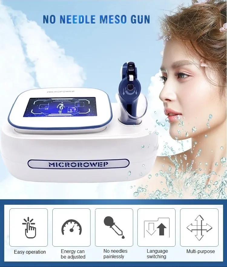 New Design Skin Rejuveration Vanadium-Titanium Meso Injector Mesotherapy Gun