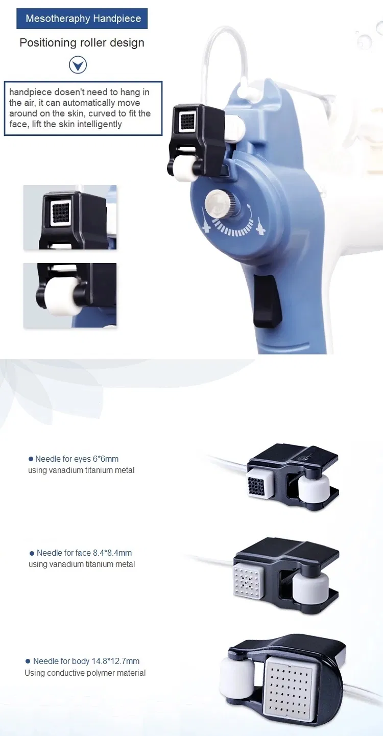 New Design Skin Rejuveration Vanadium-Titanium Meso Injector Mesotherapy Gun