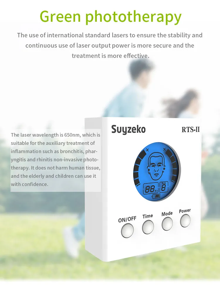 Nose Treatment Rhinitis Sinusitis 650nm Laser Therapy