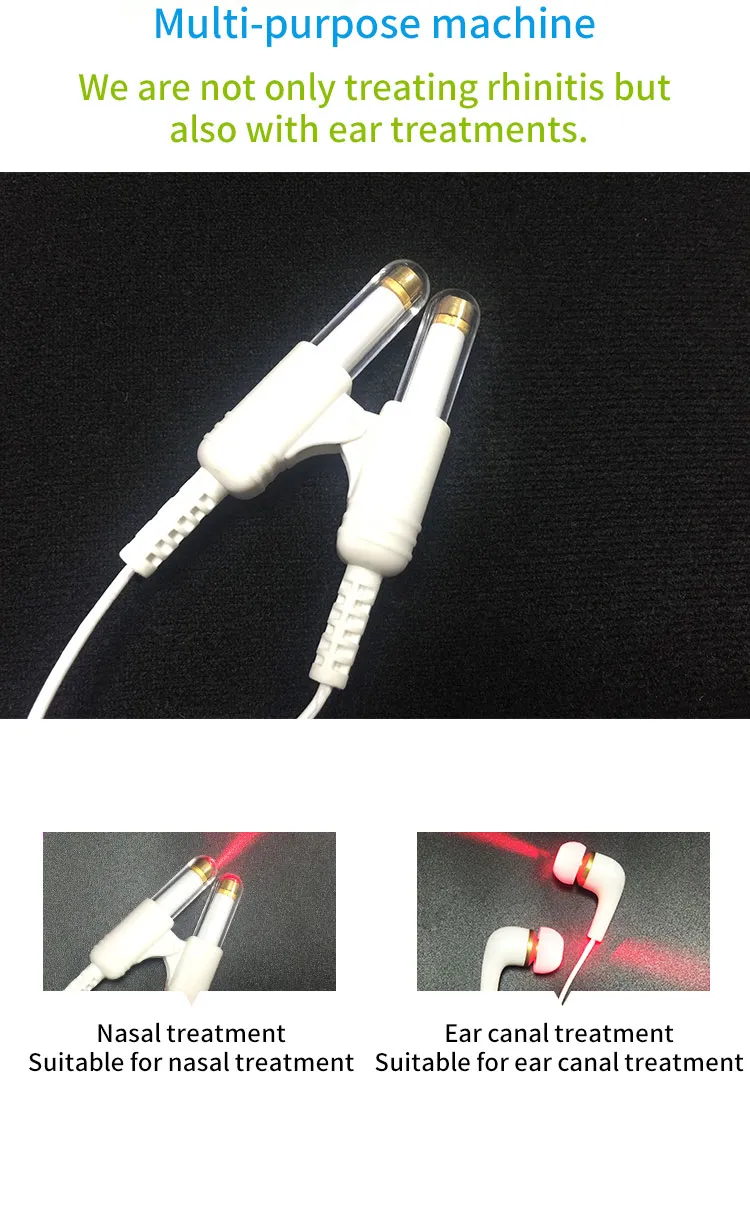 Nose Treatment Rhinitis Sinusitis 650nm Laser Therapy
