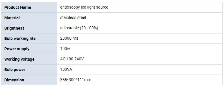 OEM Light Source LED for Surgery Endoscope Camera System Light Source in Stock
