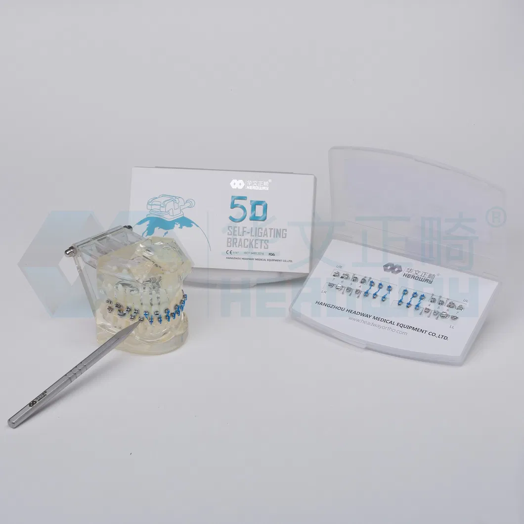 Orthodontic Materials Ortho Self-Ligating Brackets for Dentist