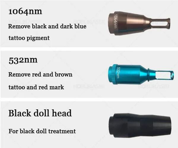 Permanent 1064 Nm / 532nm Pigments Tattoo Removal Q Switch ND YAG Long Pulse Laser