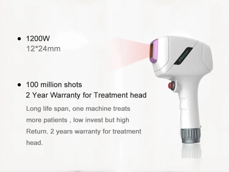 Permanent 808 Diode Duet Laser Diode Laser Hair Removal 808nm CE Approved