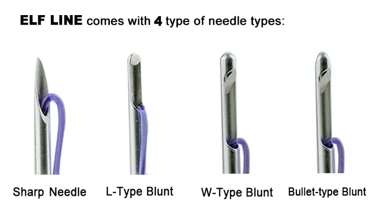 Plastic Surgery Pdo Cog Thread Cones Molding Cog 19g 100mm L Blunt