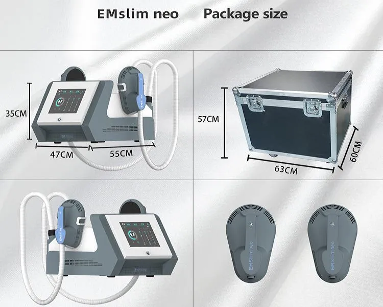 Portable 2handles Emslim Neo Hiemt RF EMS Muscle Building Machine