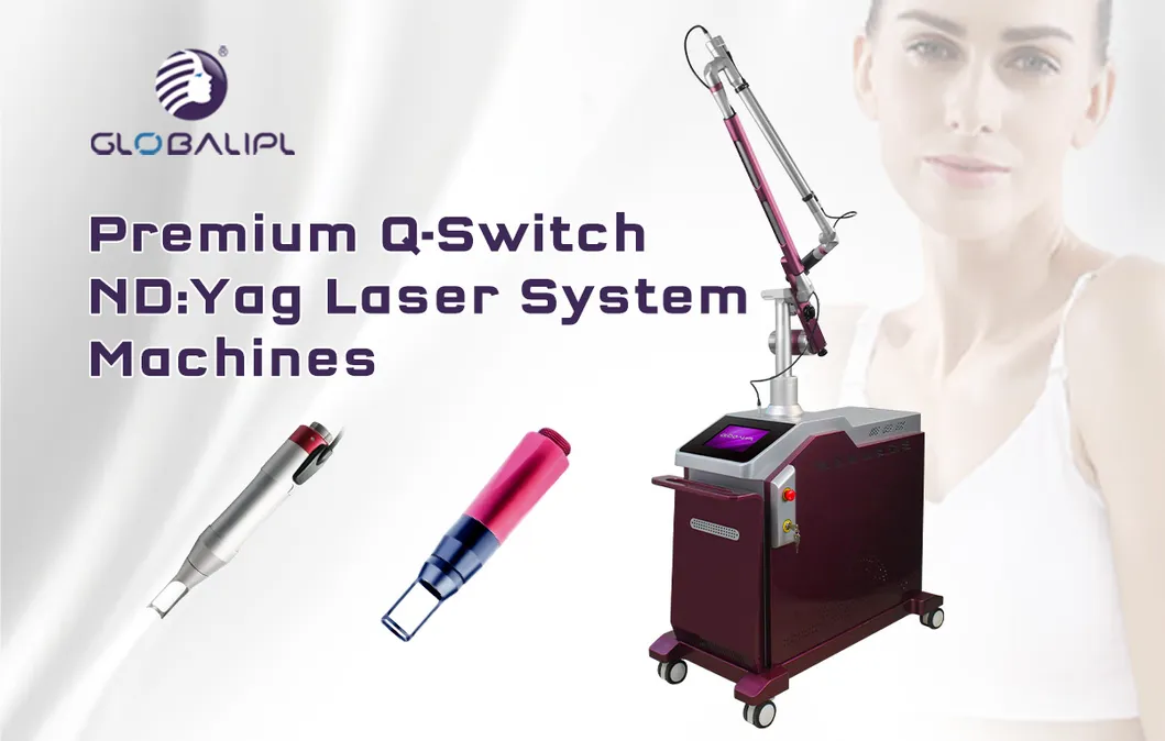 Portable Chloasma Q Switched ND YAG Laser Picosecond Laser Tattoo Removal Picosecond Laser Tattoo Removal Machine with CE