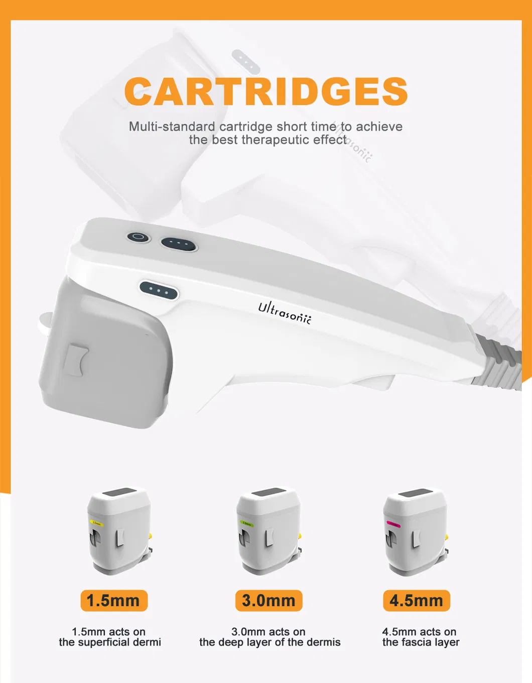 Portable Ultrasound Gel Hifu High Intensity Focused Ultrasound 3D Hifu Maquina