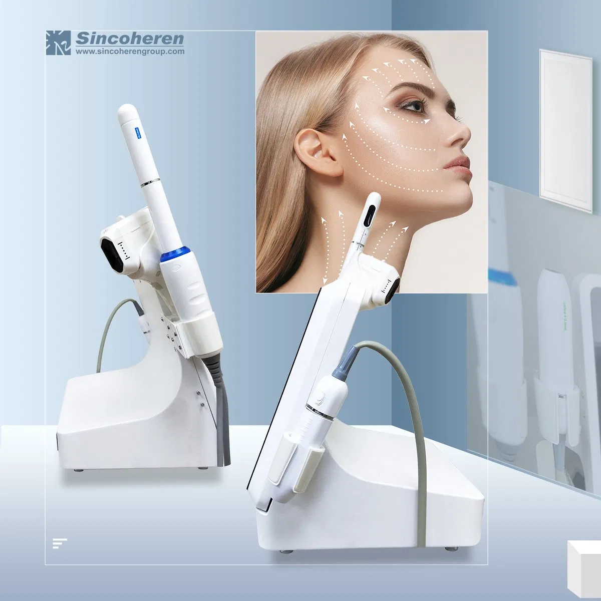 Professional 1.5mm 3.0mm 4.5mm 8mm 13mm Hifu Skin Tightening Hifu Face Lift X Machine