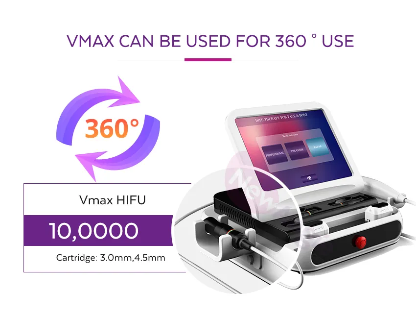 Professional Portable Mini 3D Vmax Hifu Machine Body Slimming Tightening for Face and Body