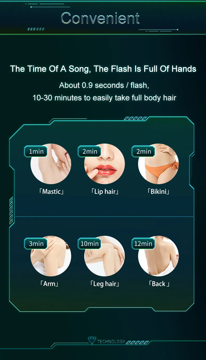 Recharge Virgin Human Body Hair and Armpit Hair Remover