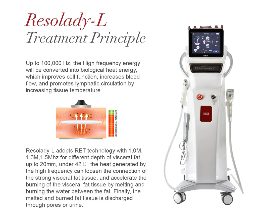 Ret Diathermy Therapy Body Slimming Machine