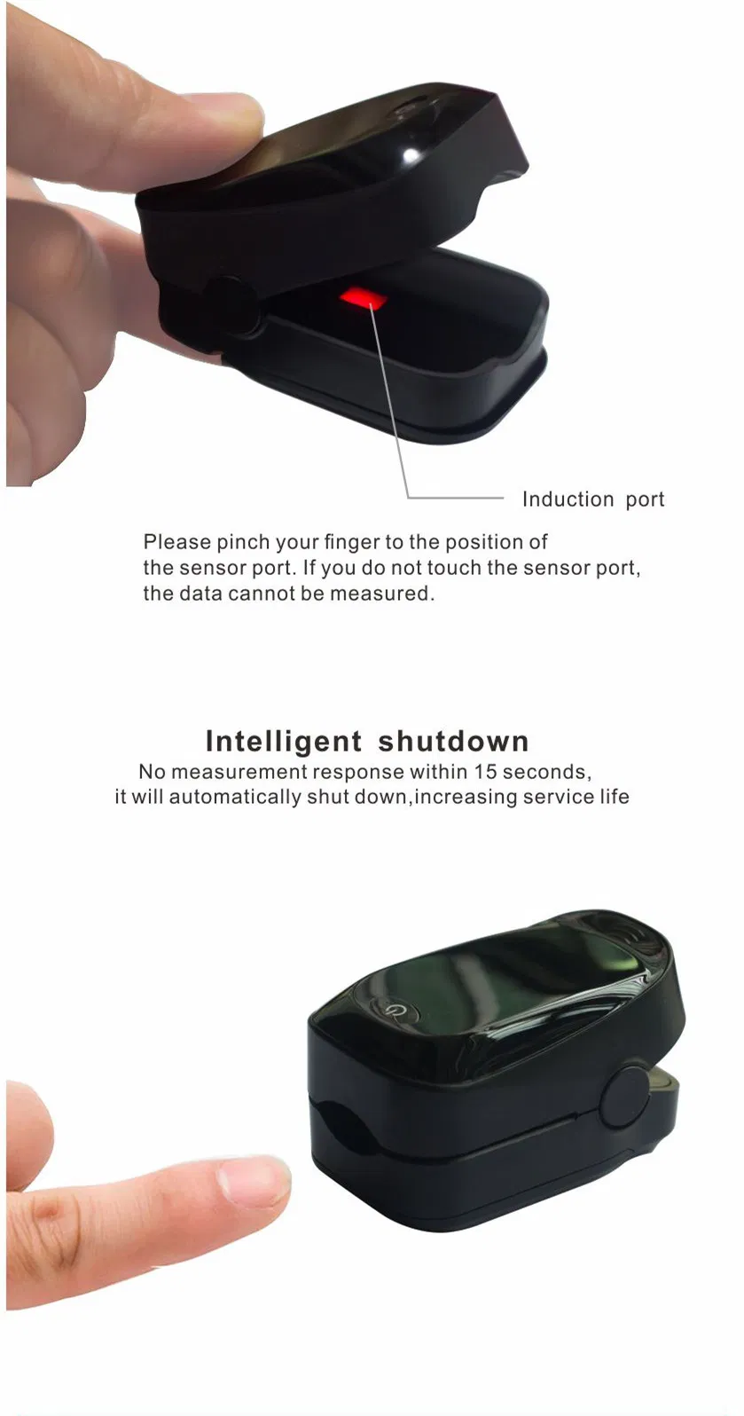 Romote Centralized Monitoring Bluetooth Fingertip Pulse Oximeter Oximetro