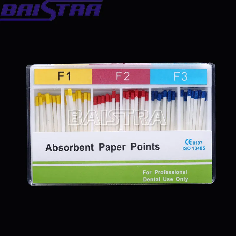 Root Canal Treatment Absorbent Paper Points for Dental Use F1 F2 F3