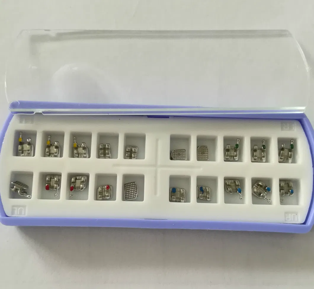 Roth 022 Orthodontic Ceramic Metal Bracket Dental Material with Ce