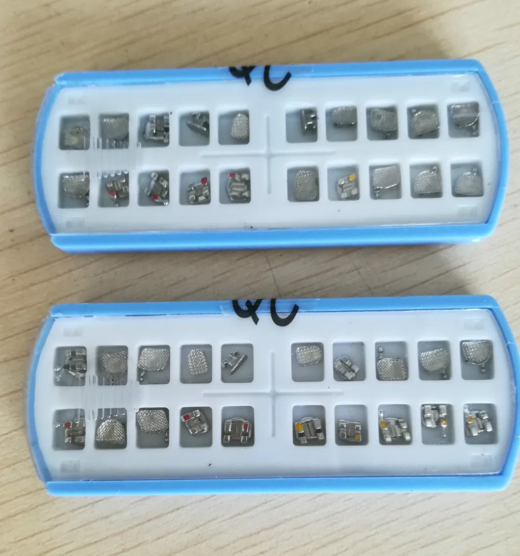 Roth 022 Orthodontic Ceramic Metal Bracket Dental Material with Ce