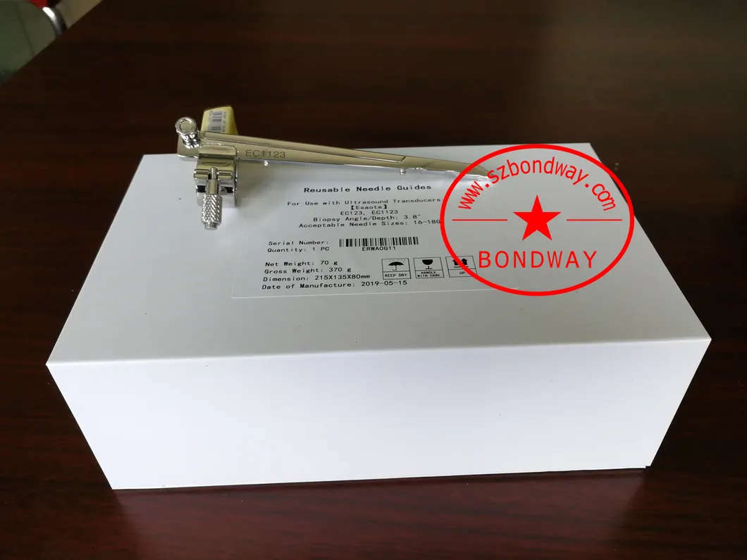 Siemens Biopsy Needle Guide for Convex Ultrasound Transducer CH6-2 5c2g 6c2, 7c2 Reusable Stainless Steel Biopsy Needle Adapter