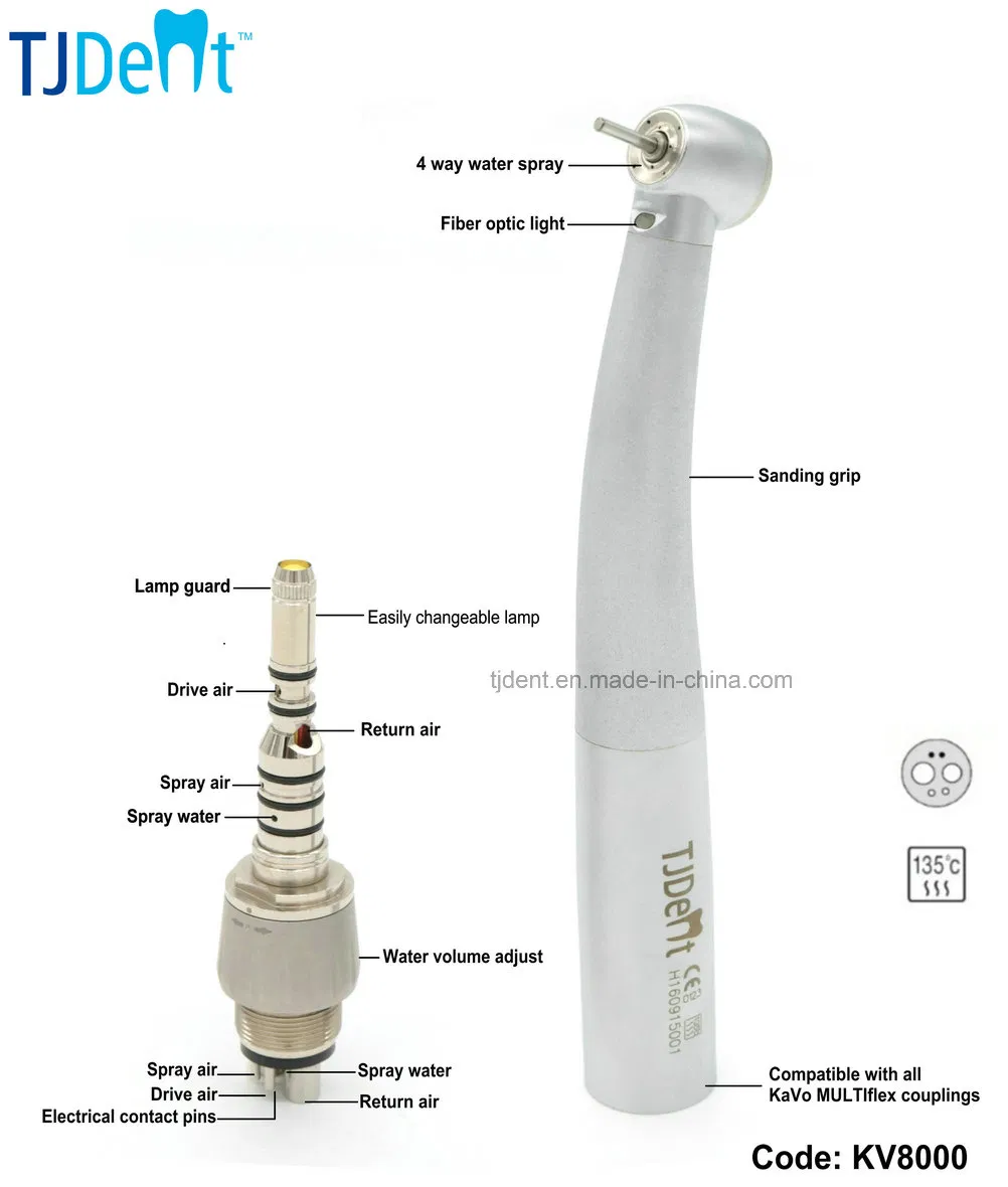 Similar Kavo8000 Fiber Optic Turbine with Water Volume Adjustable Coupling (KV8000)