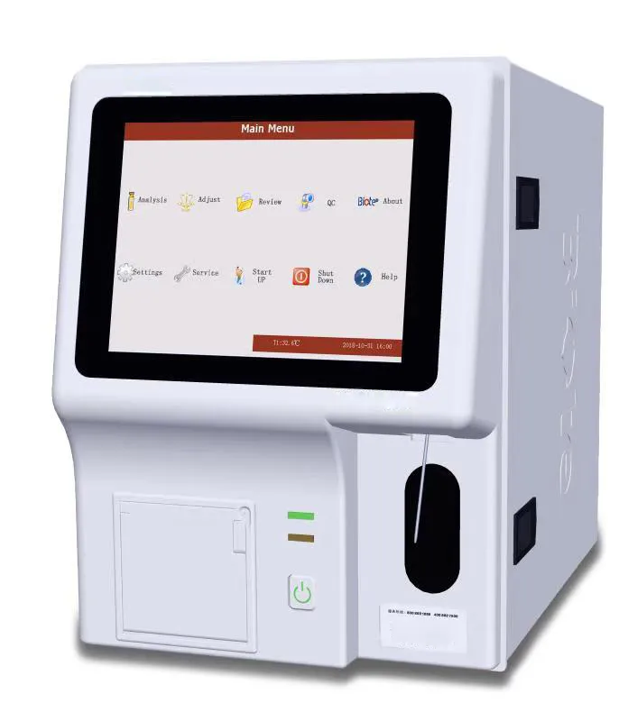 Smart & Compact Laboratory Intrusments Full Auto Hematology Analyzer Machine for Wbc Rbc Hgb Hct Test Mslab39