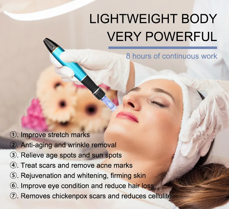 Trendung Microneedling Dermapen Dr. Pen Electric Micro Needle Skin Beauty Anti-Ageing Acne Scars Freckle