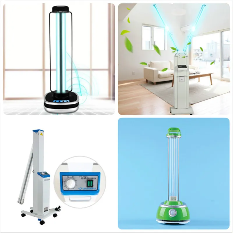 UVC Germicidal Table Lamp with Remote Control 185nm 253.7nm UV Sterilizer
