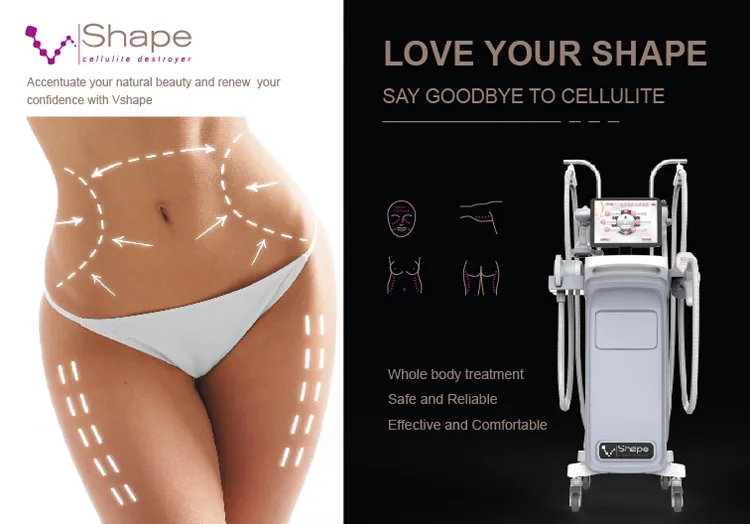 V10 Body Shaper Fitness Slim Sonic Cellulite Reduction Shape Massage Roller Low Price Weight Loss Machine