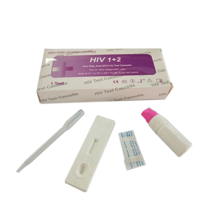 Wholesale Diagnostic Rapid HIV 1 2 Aids Test Blood Saliva Kit for Self-Testing