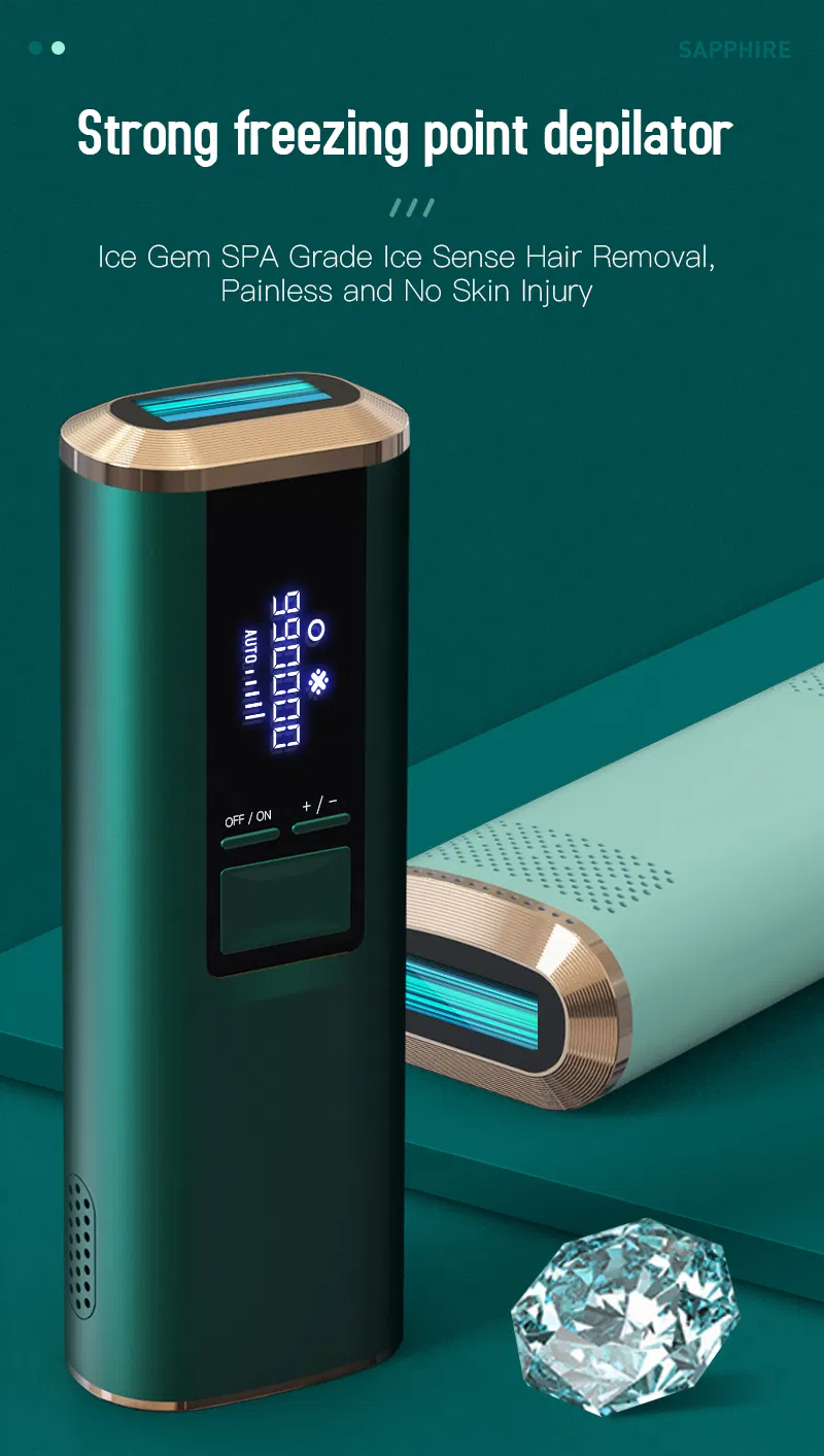 Wholesale Mini Permanent Home Painless Armpit Facial Skin Body Epilator Ice Freezing Depilation Machine Home IPL Laser Hair Removal Instrument