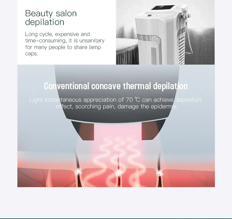 Wholesale Mini Permanent Home Painless Armpit Facial Skin Body Epilator Ice Freezing Depilation Machine Home IPL Laser Hair Removal Instrument