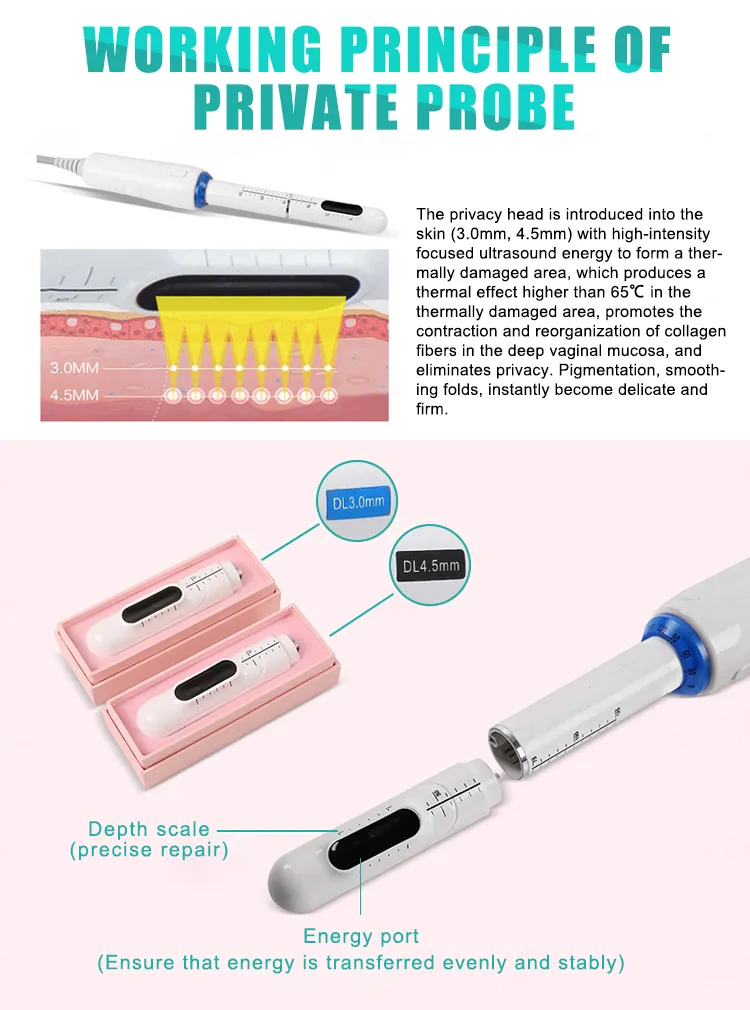 Wholesale Price 9d Hifu+Privacy Machine Skin Lifting Vaginal Rejuvenation Device